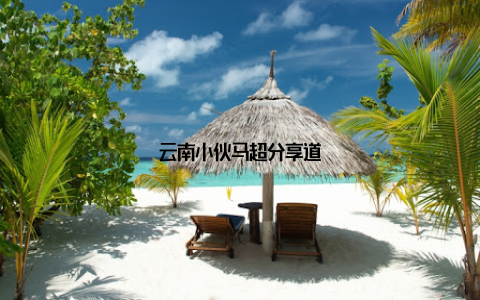 云南小伙马超分享道