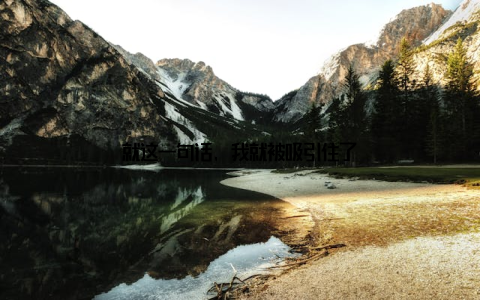 就这一句话, 我就被吸引住了