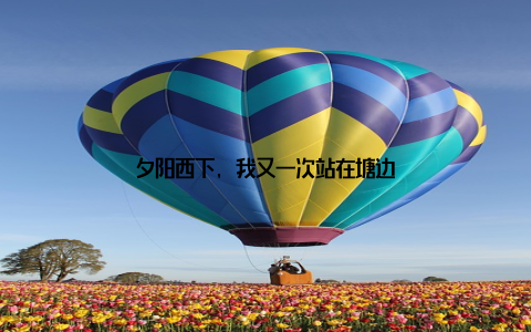 夕阳西下, 我又一次站在塘边