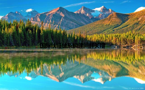 国际认证体系构建同样关键