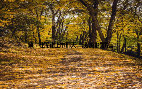 第一茬泥鳅上市那天, 我心跳得厉害