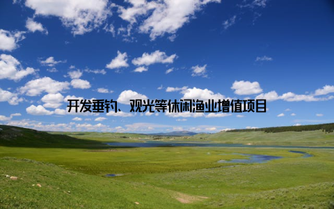 开发垂钓、观光等休闲渔业增值项目