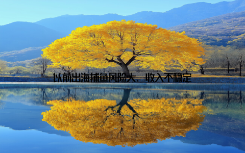 以前出海捕鱼风险大, 收入不稳定